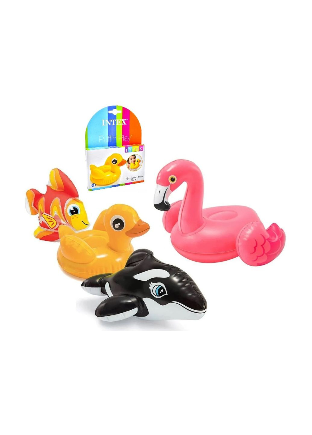 Надувні іграшки колір різнокольоровий 00-00049929 Intex (289977727)