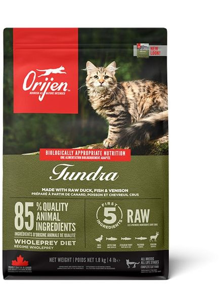Сухий корм для кішок всіх порід та вікових груп Tundra Cat, 1.8 кг (o28318) (0064992283186) Orijen (308752522)
