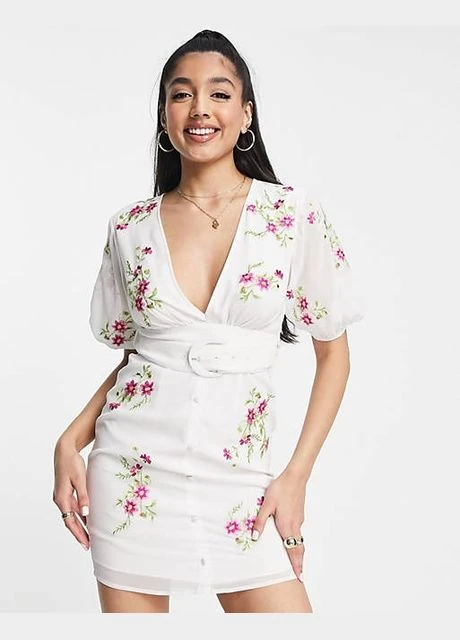 Білий сукня Asos