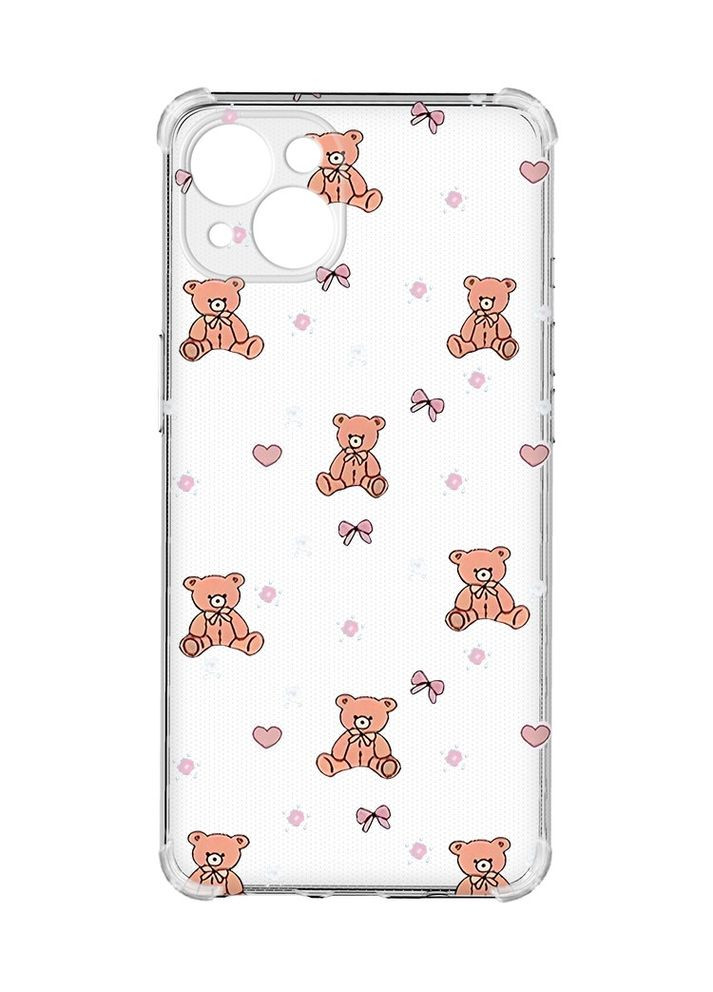 Чехол с утолщенными углами на iPhone 15 Plus Ведмежата (принт 418) Creative (361112014)
