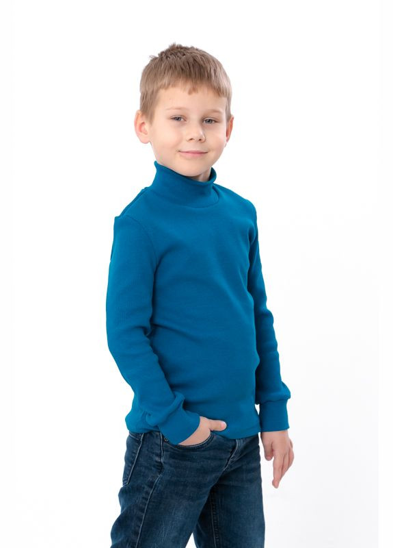 Детская водолазка однотонная в рубчике (p-16241) Носи своє (363043031)