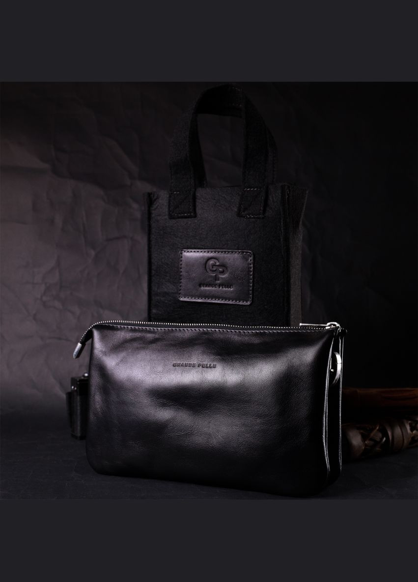 Роскошный женский клатч из натуральной кожи 26х15,5х3 см 11657 Grande Pelle (329199117)