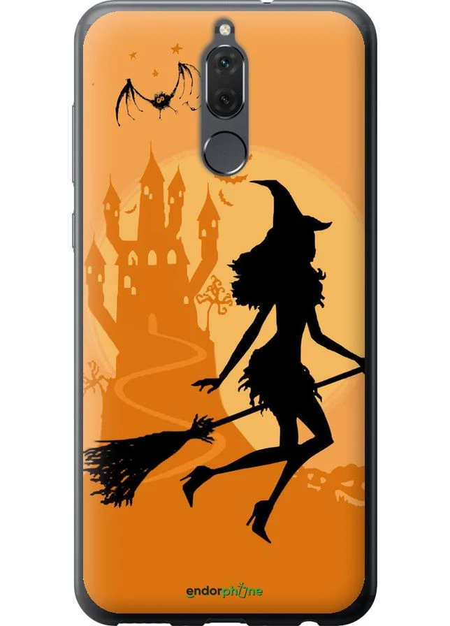 Чехол на Huawei Mate 10 Lite Ведьма на метле "1184t-1240-70447" Endorphone (365735687)
