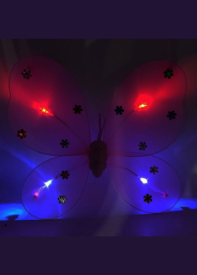 Крила метелика зі світловими ефектами (рожеві) MIC (294727100)