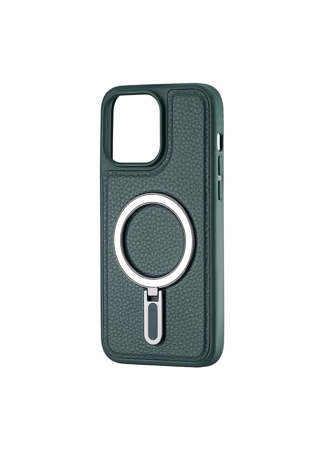 Чехол Jinduka Leather Ringo Green Case iPhone 15 Pro Max (297454680)