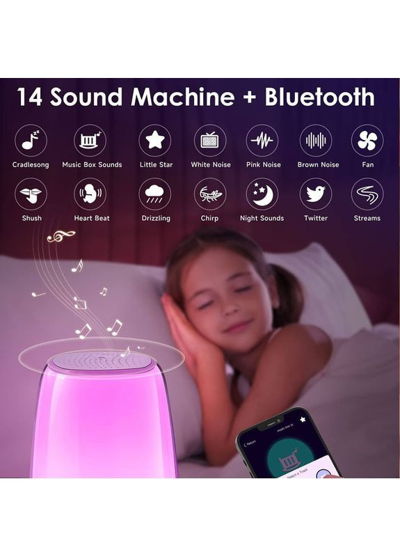 Нічник Kids Dream H03 with Bluetooth and APP 3000 mAh white No Brand (361078109)