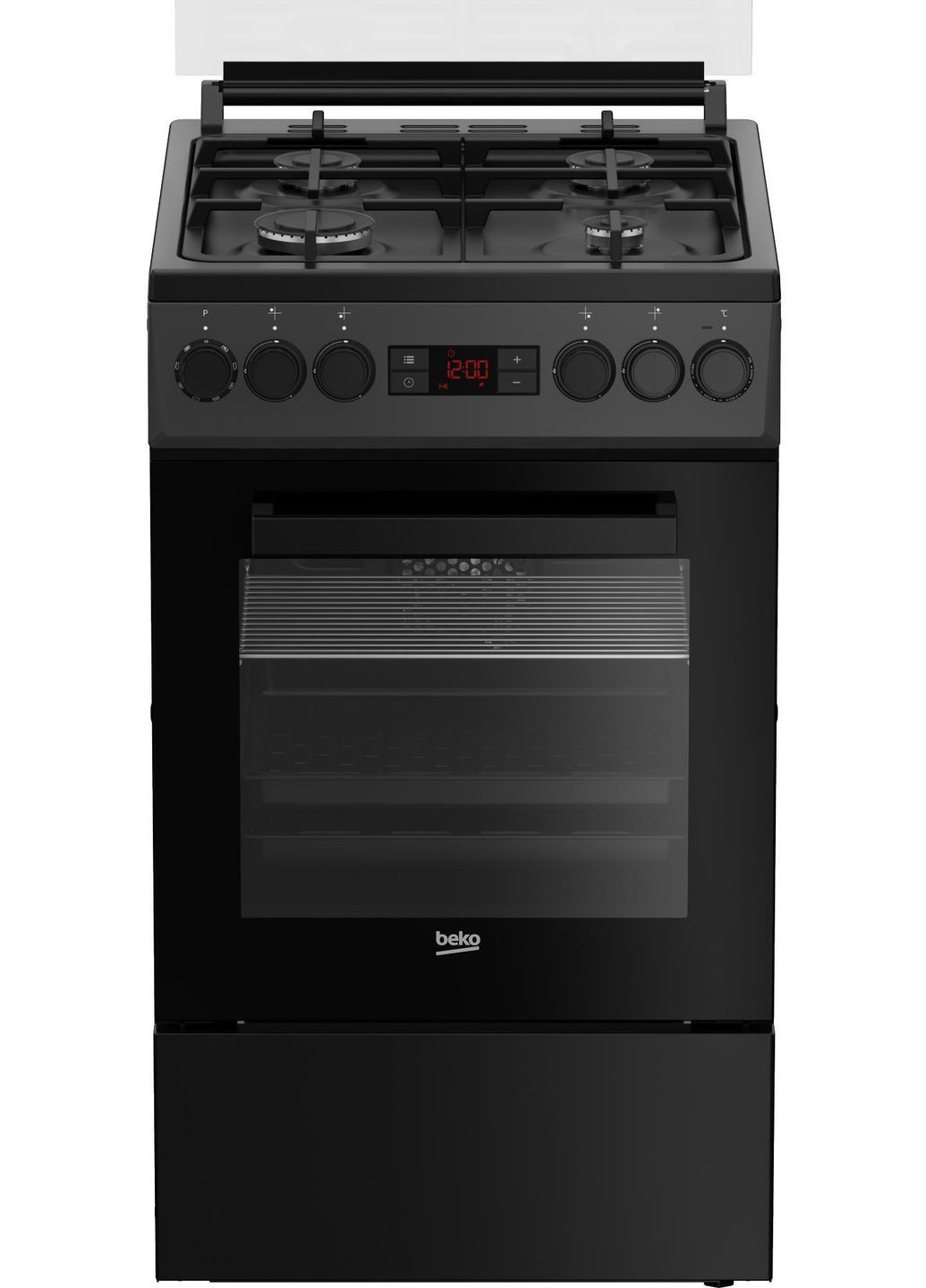 Плита FSM52334DAO комбінована, 60л, 50x60см, дисплей, конвекція, чавун, BEKO (361965477)