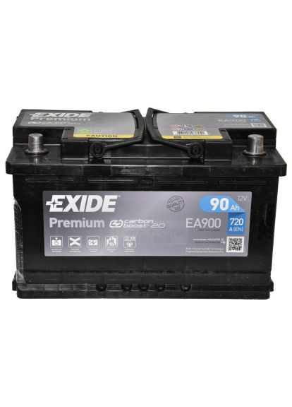 Аккумулятор автомобильный (EA900) Exide PREMIUM 90Ah Ев (-/+) 720EN (370016425)