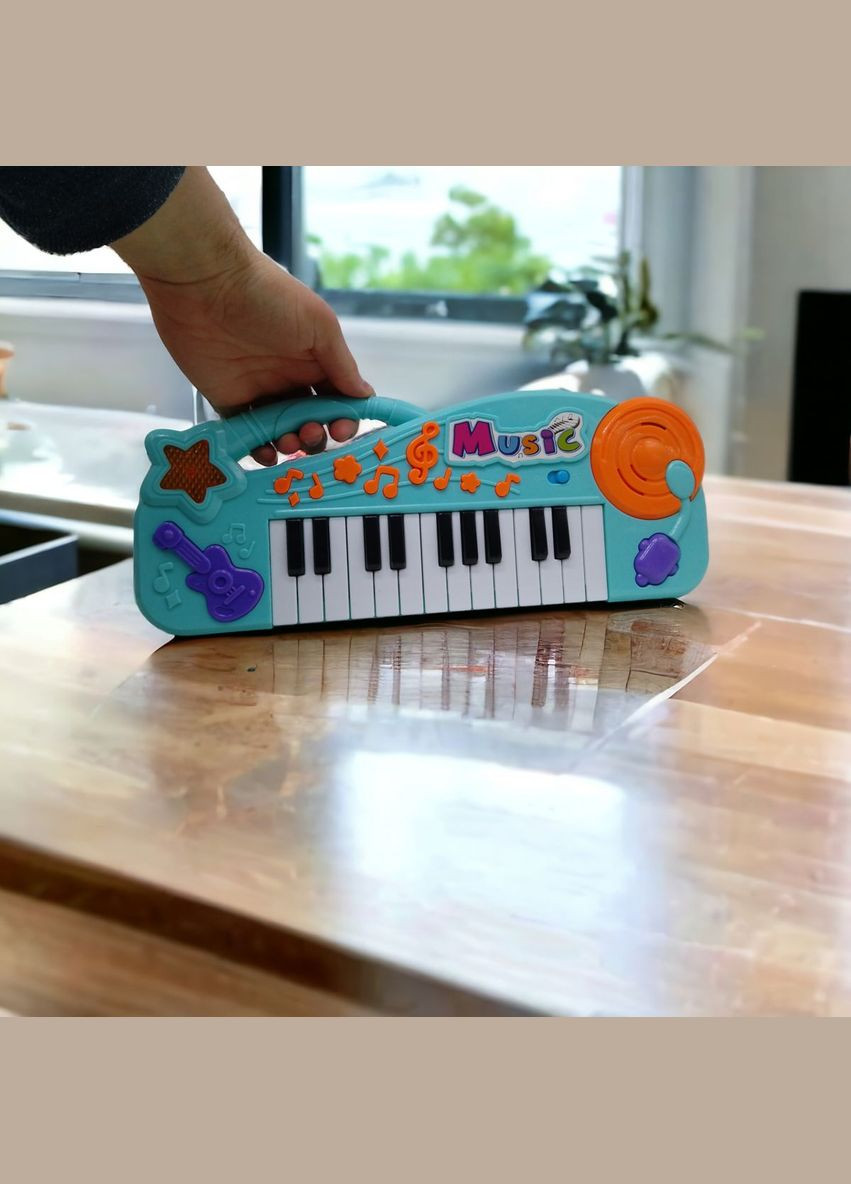 Детское пианино "Electronic Organ" (голубой) MIC (292707046)