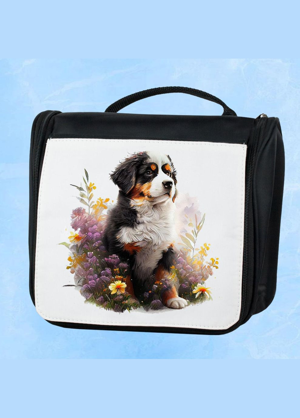 Дорожня сумка - органайзер для косметики несессер Dog #25 Чорна No Brand (318677115)