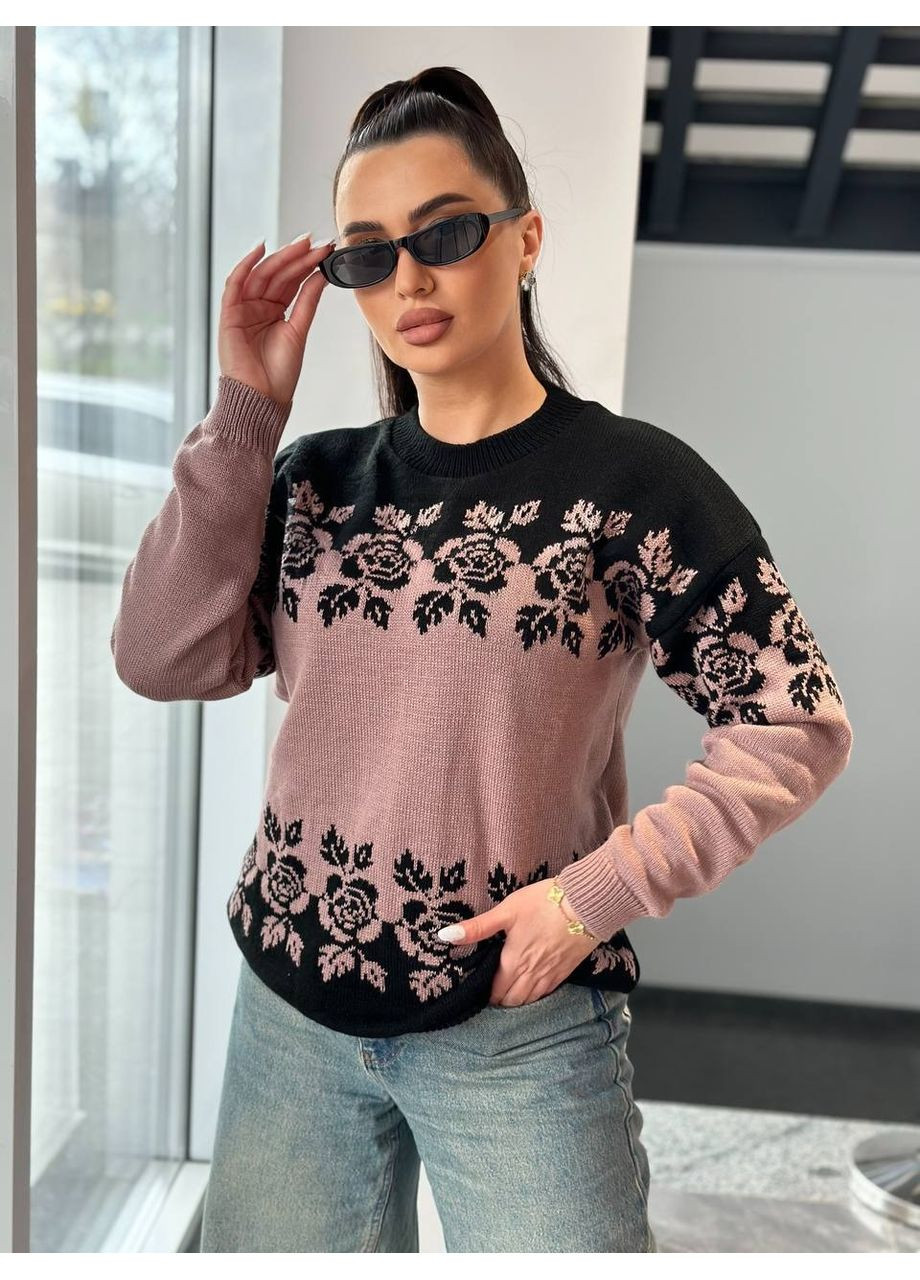 Бежевий демісезонний светр, колір бежевий No Brand