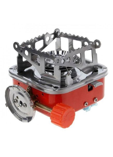 Плита газова туристична Kovar K 202 похідна міні плитка для кемпінгу з п'єзопідпалом портативна газова пічка Червона No Brand (315517349)