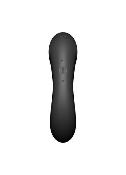 Вакуумный стимулятор с вибрацией Curvy Trinity 4 Black Satisfyer (366876716)