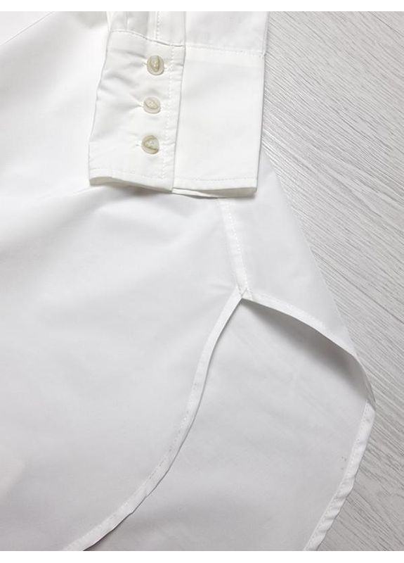 Белое платье рубашка H&M однотонное