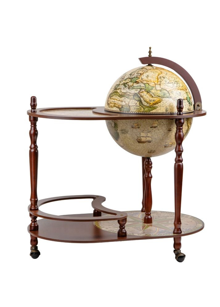 Глобус бар из дерева "Роза ветров" 70х45х87 см 10504-023 Lefard (346533530)