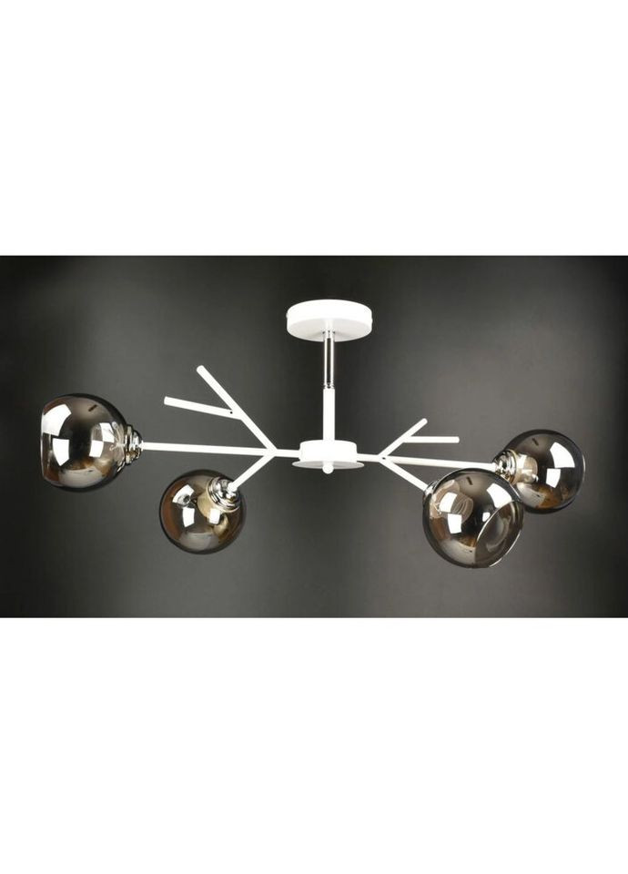 Люстра потолочная на 4 лампочки 25897 Белый 34х35х75 см. Sunnysky (335975488)