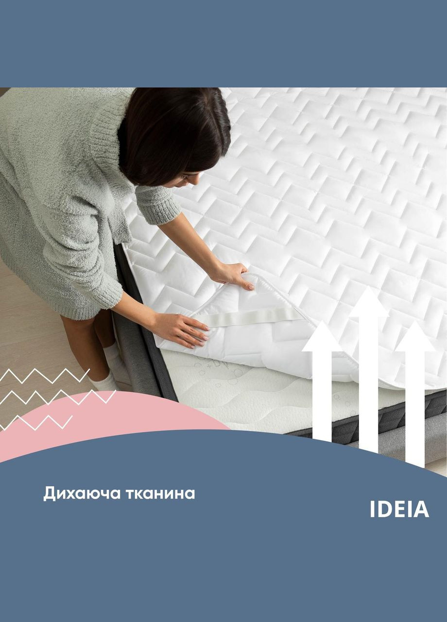 Наматрасник на резинках Идея - Nordic Comfort 180*200 (150 гр/м2) IDEIA (292324301)