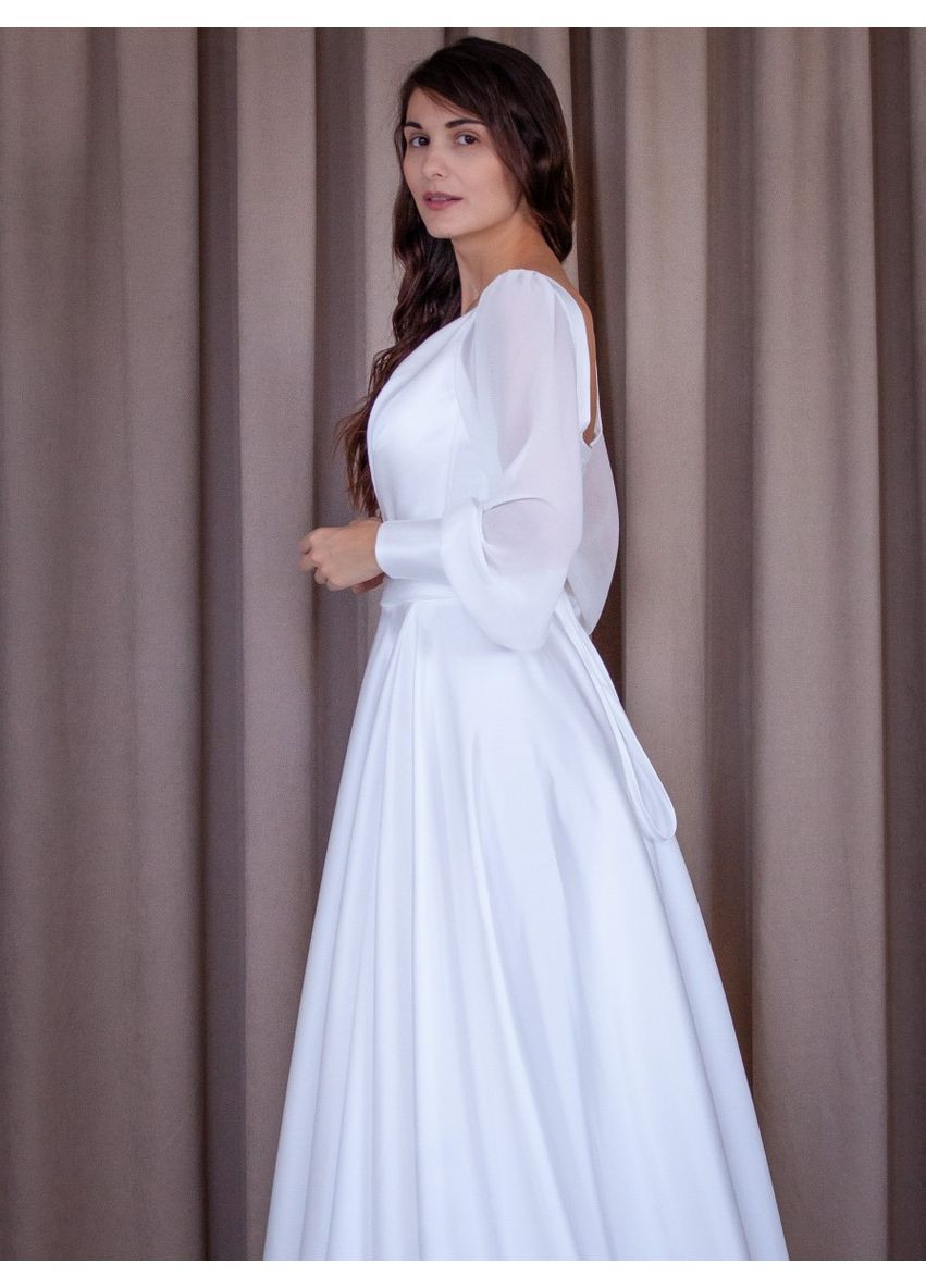 Білий вечірня плаття дзвін Lolita однотонна