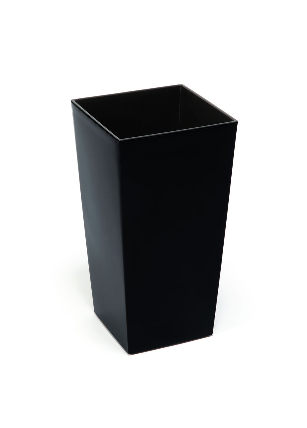 Кашпо Финезия 190х190 черный, пластик Lamela Фінезія (345726239)