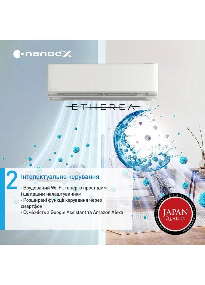 Кондиционер Etherea Black (CS-XZ20ZKEW-H/CU-Z20ZKE) Panasonic (361166540)