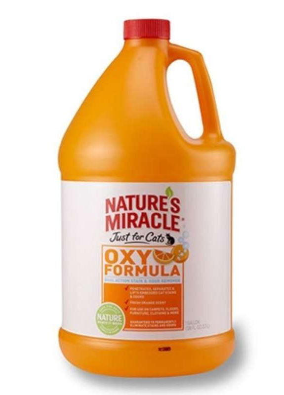 Винищувач плям і запахів "Оранж-Оксі" для котів Set-In Stain Destroyer Oxy Formula 3,7 л (018065981738) Nature's Miracle (327215614)