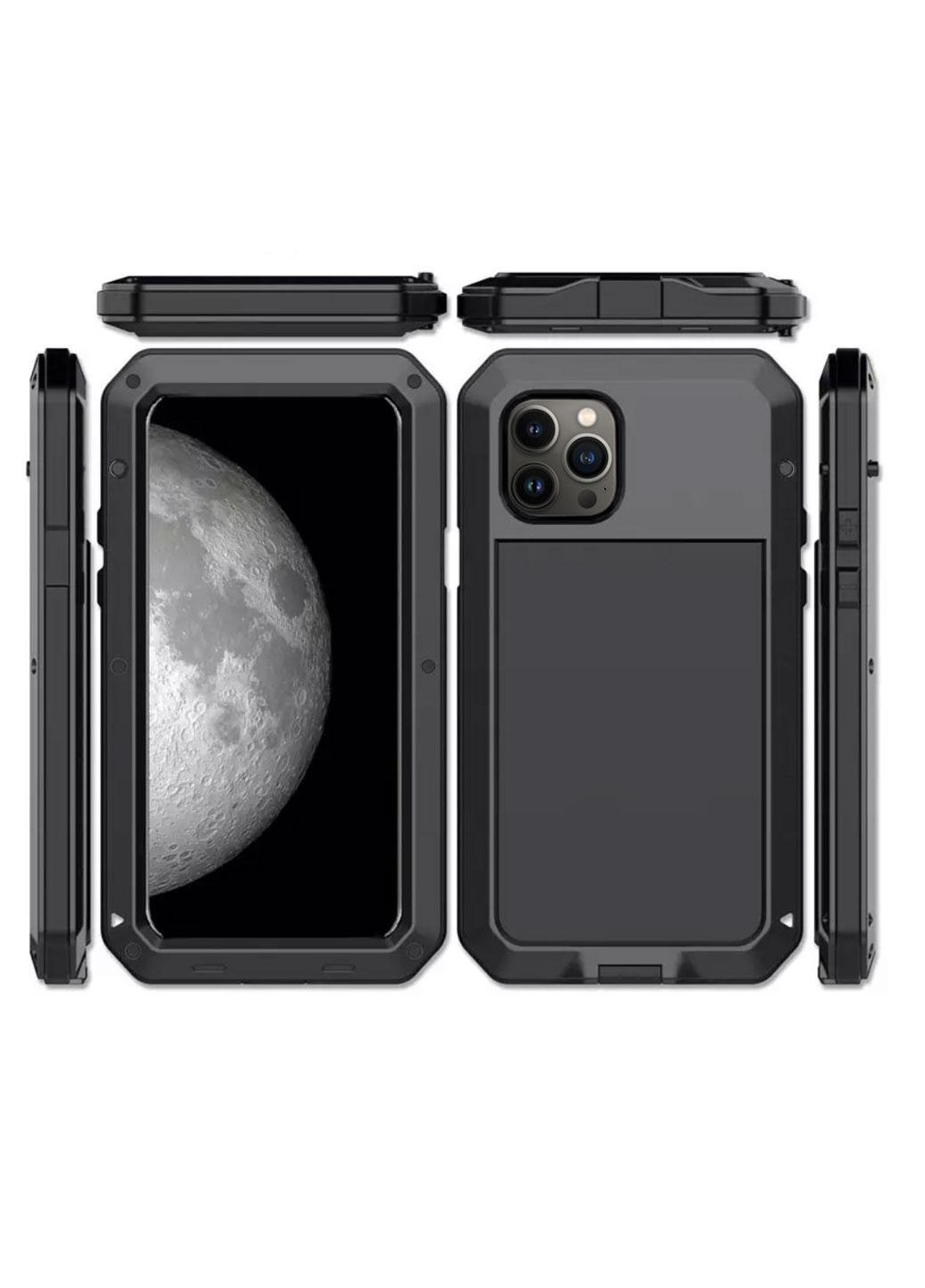 Противоударный чехол Doom Armor для смартфона Apple iPhone 13 Pro Max - Black Primo (333720413)