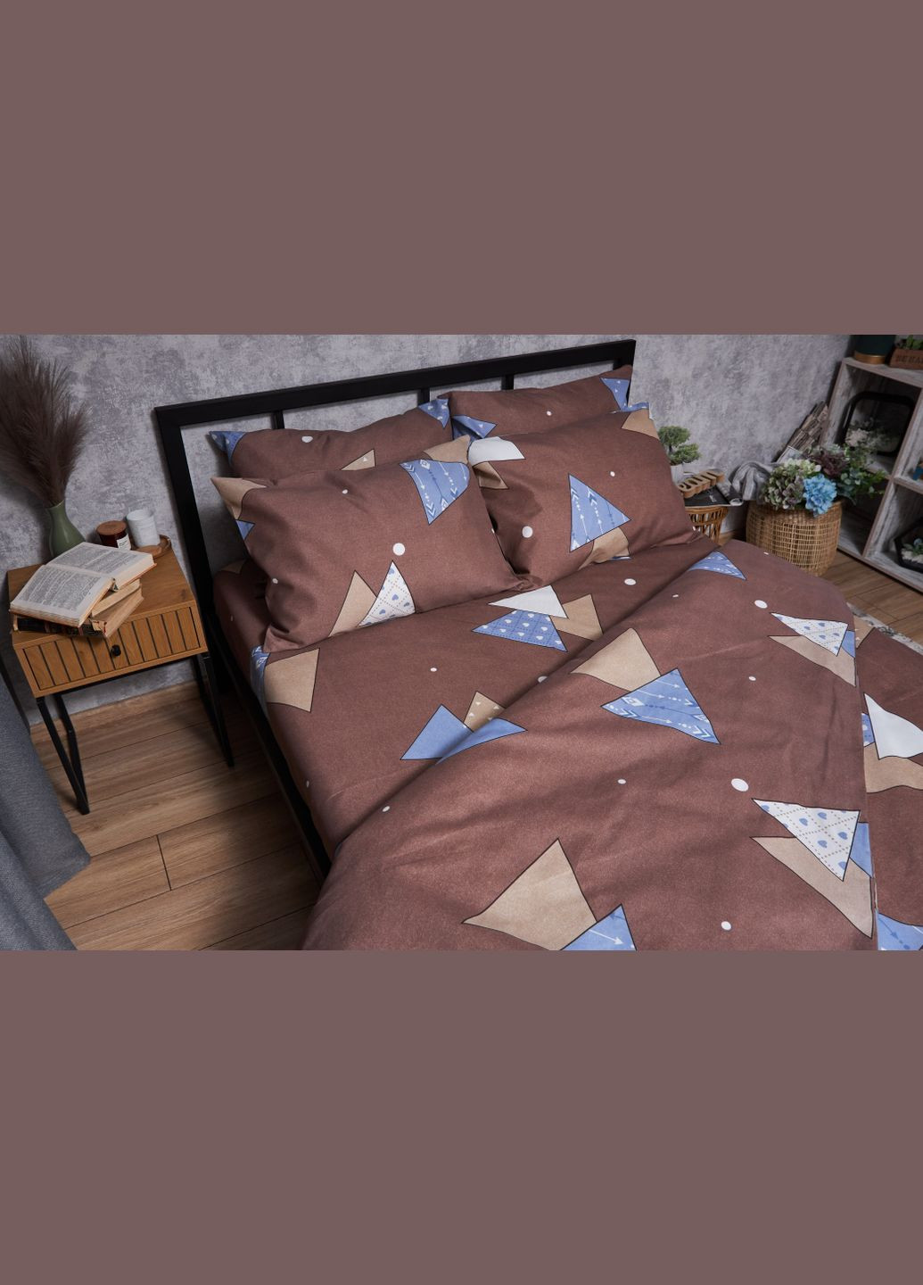 Комплект постельного белья Микросатин Premium «» евро 200х220 наволочки 4х70х70 (MS-820005054) Moon&Star amber dream (293148158)