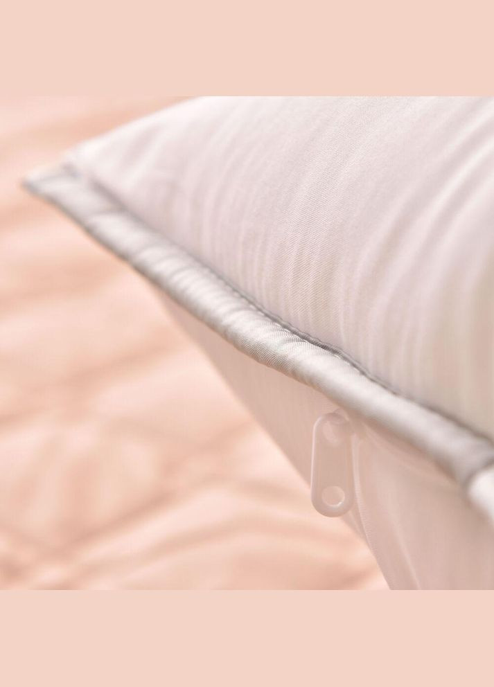 Набір подушок 2 шт 50х70 см LINE антиалергенне волокно з блискавкою біла, холофайбер IDEIA (318500776)