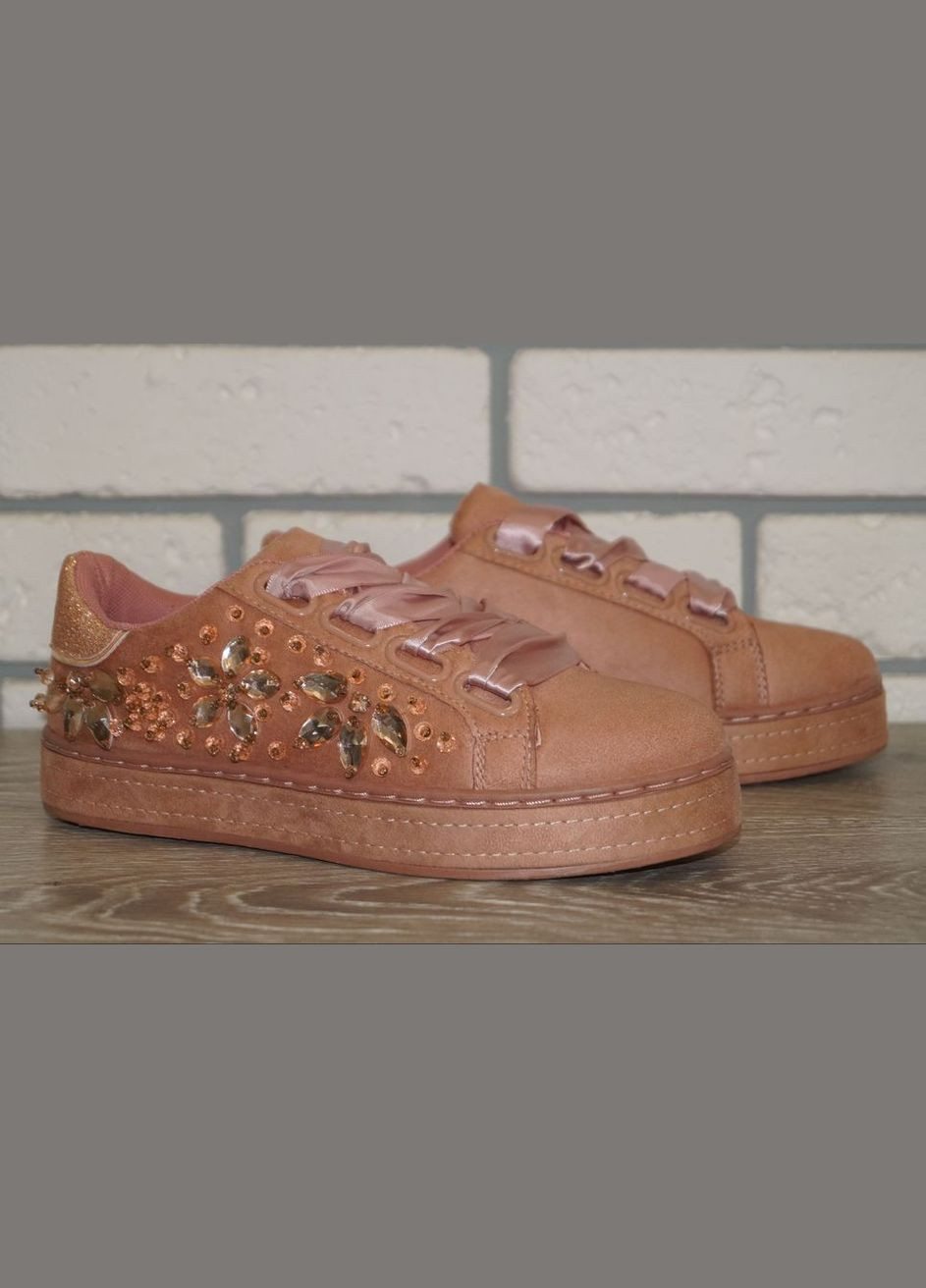 Пудровые кеды женские пудра Horoso