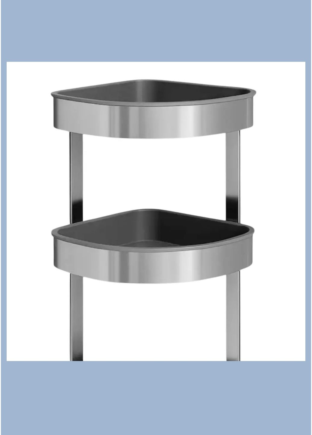 Кутова настінна полиця для ванної кімнати IKEA (354832929)