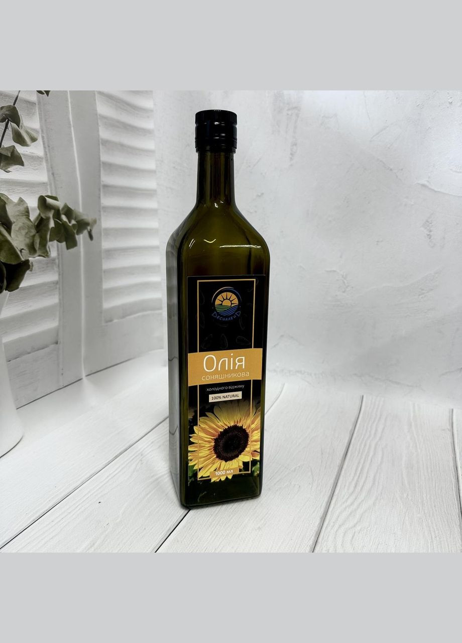 Соняшникова олія холодного віджиму 1000 мл Десналенд (361966367)