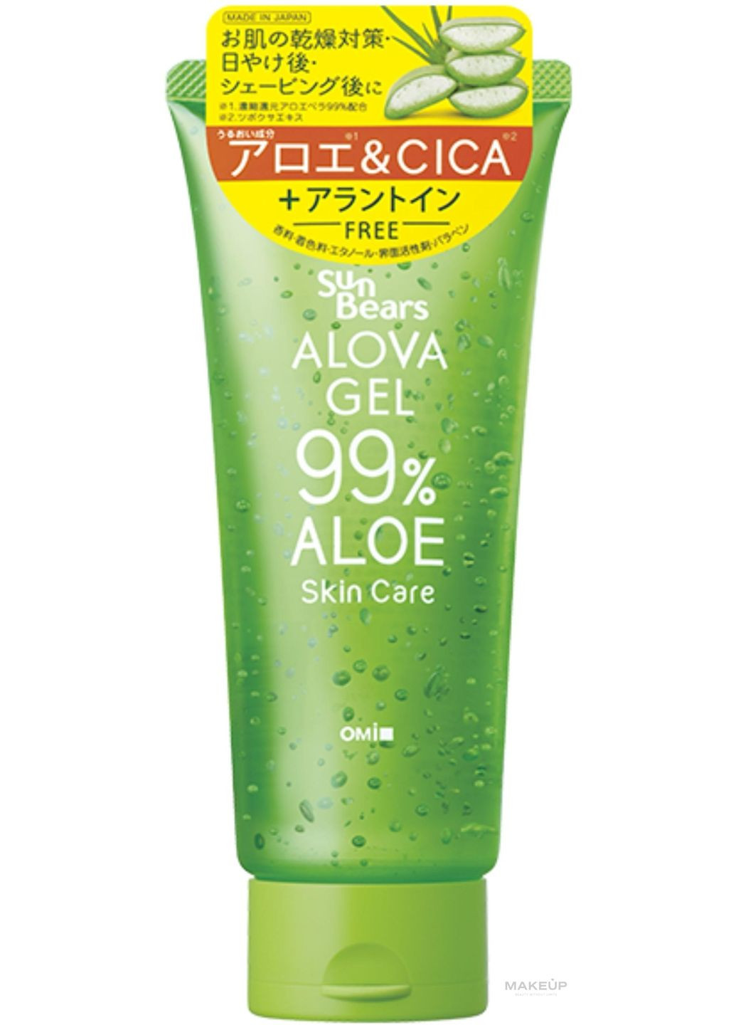 Восстанавливающий гель для лица "Алоэ" Menturm Sun Bears Alova Gel 200ml (1378585-18690965) Omi Brotherhood (368647296)