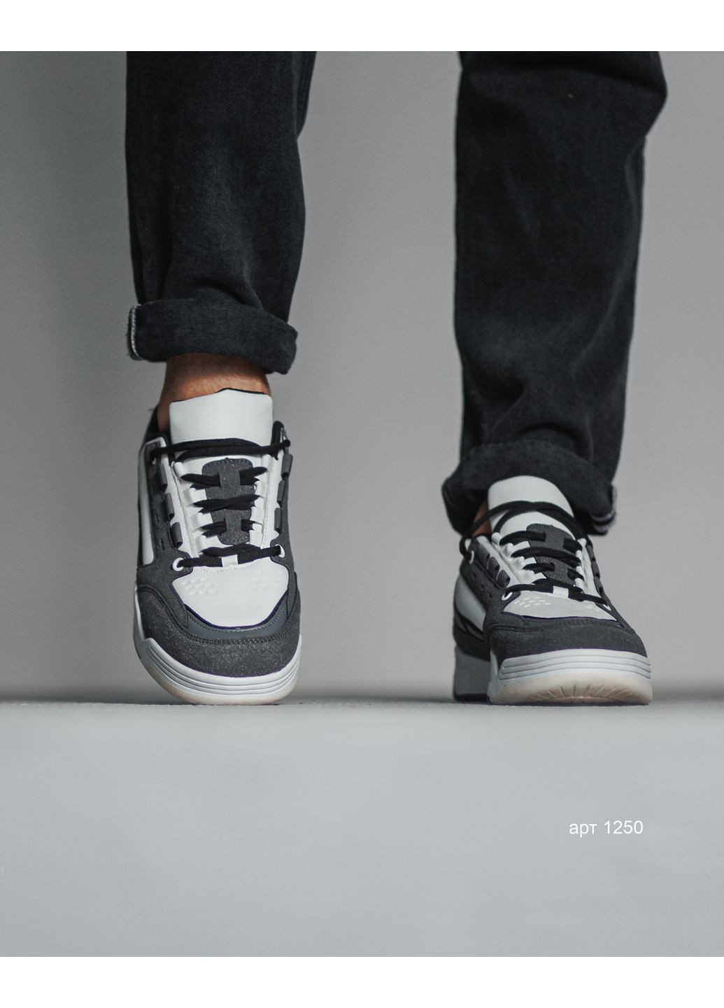 Серые демисезонные кроссовки-кеды мужские city pulse grey No Brand