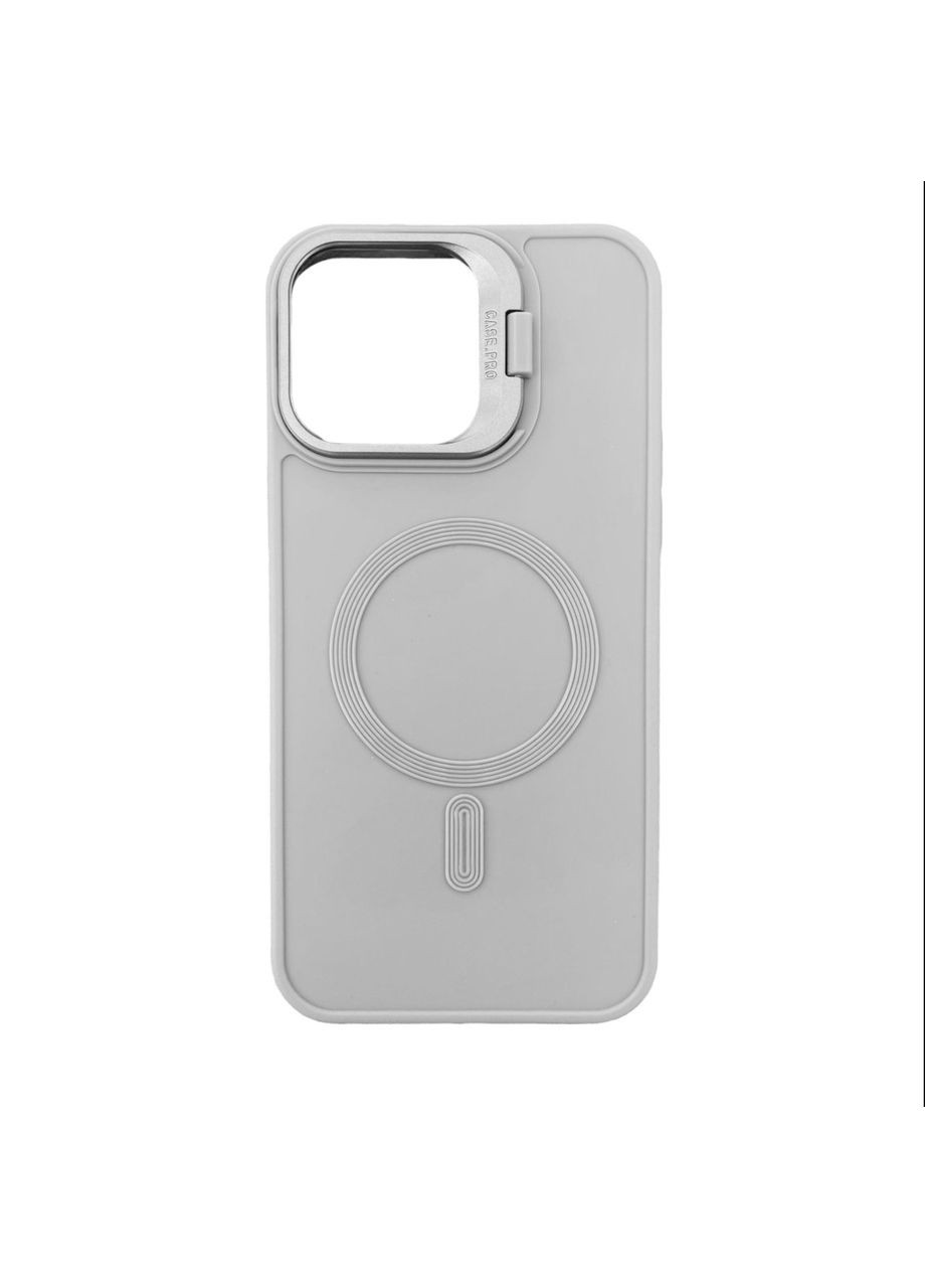 Силиконовый чехол с MagSafe для iPhone 14 Grey Wave (294843055)