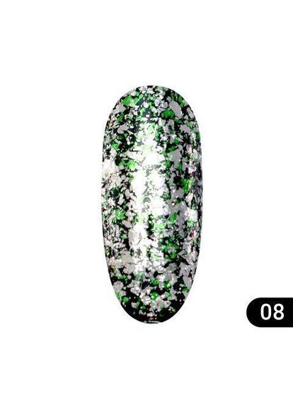 Втірка для нігтів Diamond foil №08, 5гр Global Fashion (354795474)