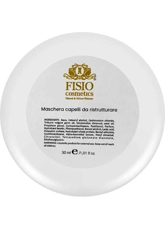 Маска для волосся відновлювальна Donna Maschera capelli da ristrutturare Fisio, 30 мл Fisio Cosmetics (387515438)