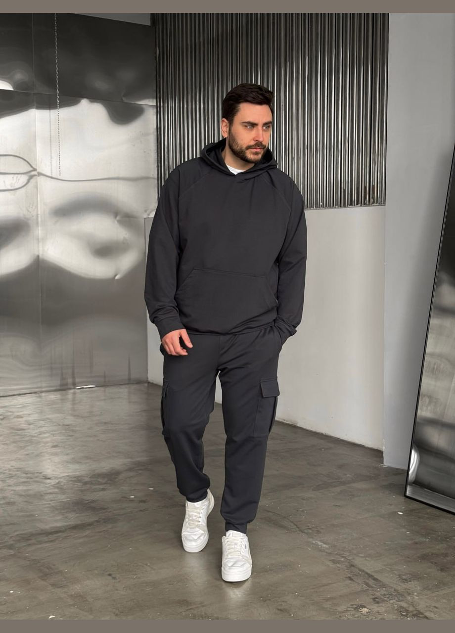 Комплект куртка темний хакі Main + костюм Jack з худі сірий No Brand (327251530)