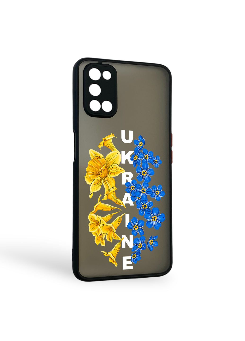 Чохол для телефона A72 с 3D принтом патріотичним із захистом камери на оппо а72 чорний Oppo (366230297)