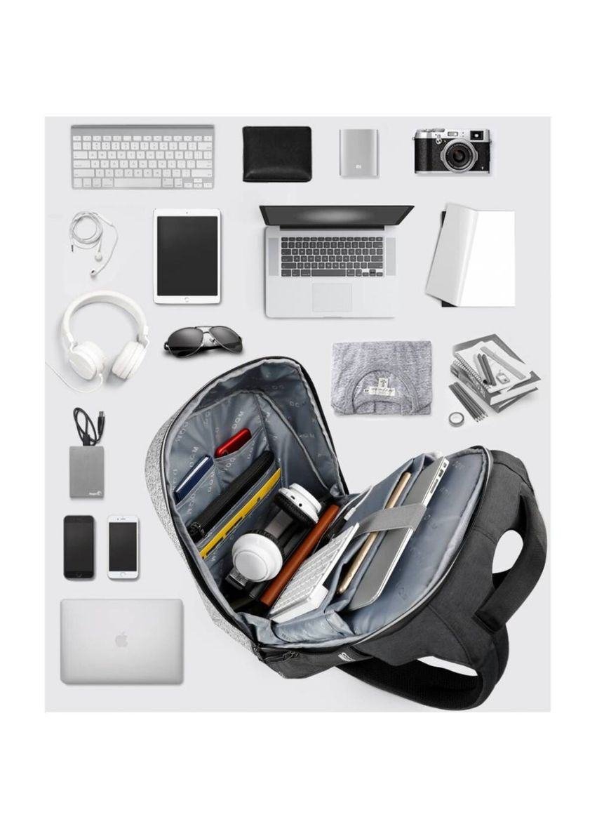 Рюкзак 15.6" Black Grey Tigernu D-83351 (340279791)