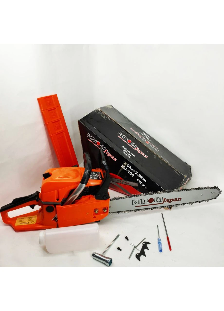 Бензопила для саду 3800Вт Midori Japan MJ-101 напівпрофесійна No Brand (385301520)