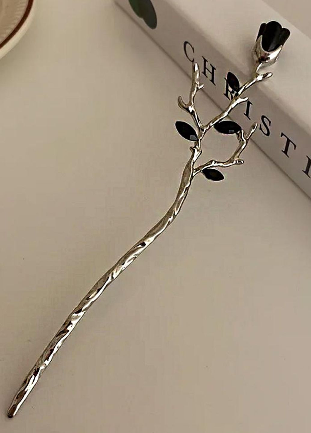 Заколка, китайські палички "Black Rose", 17 см Анна Ясеницька (356112419)