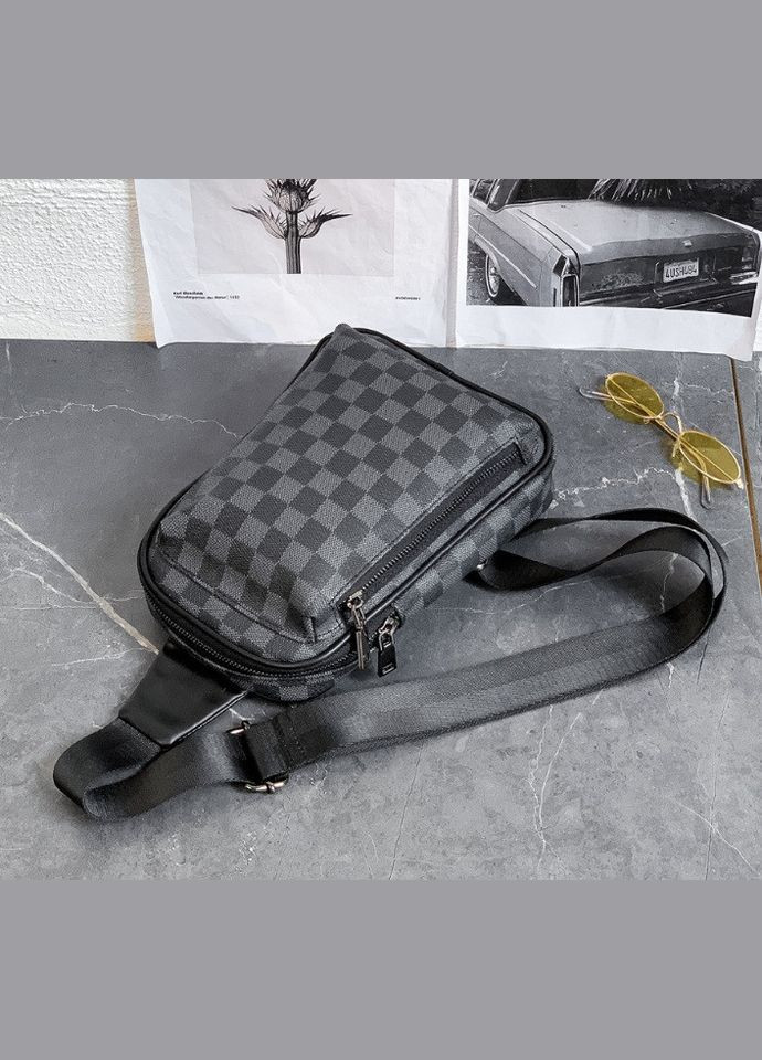 Качественная мужская сумка на грудь экокожа, сумка-слинг для мужчин мессенджер кросс-боди Eton (336551911)