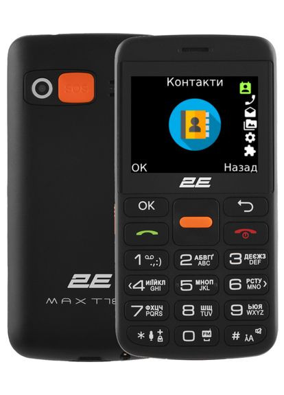 Телефон T180 Max 2023 DS Black UA UCRF 2E (330029807)