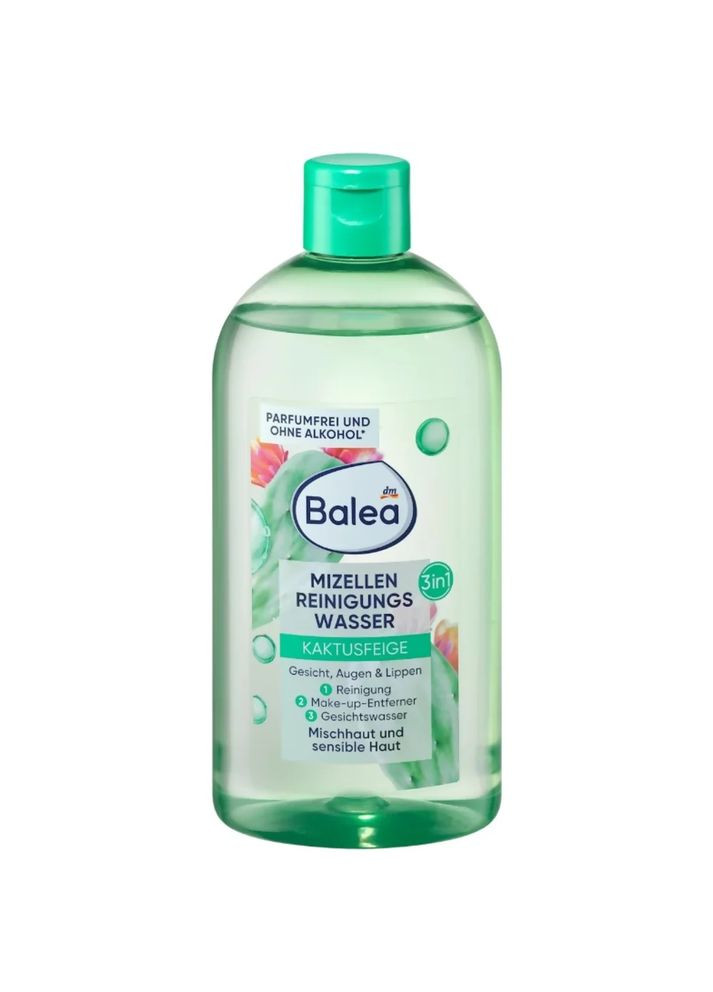Мицеллярная вода 3 в 1 Micellar для лица, глаз и губ 200 мл Balea (368293802)