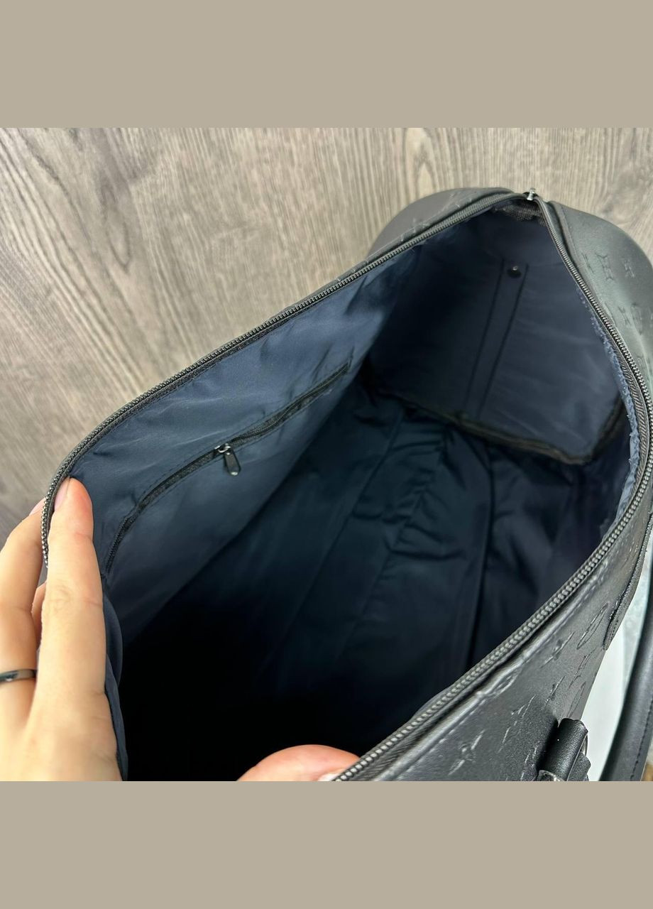 Міська Чоловіча сумка велика та містка для ручної поклажі Чорний No Brand (301212139)