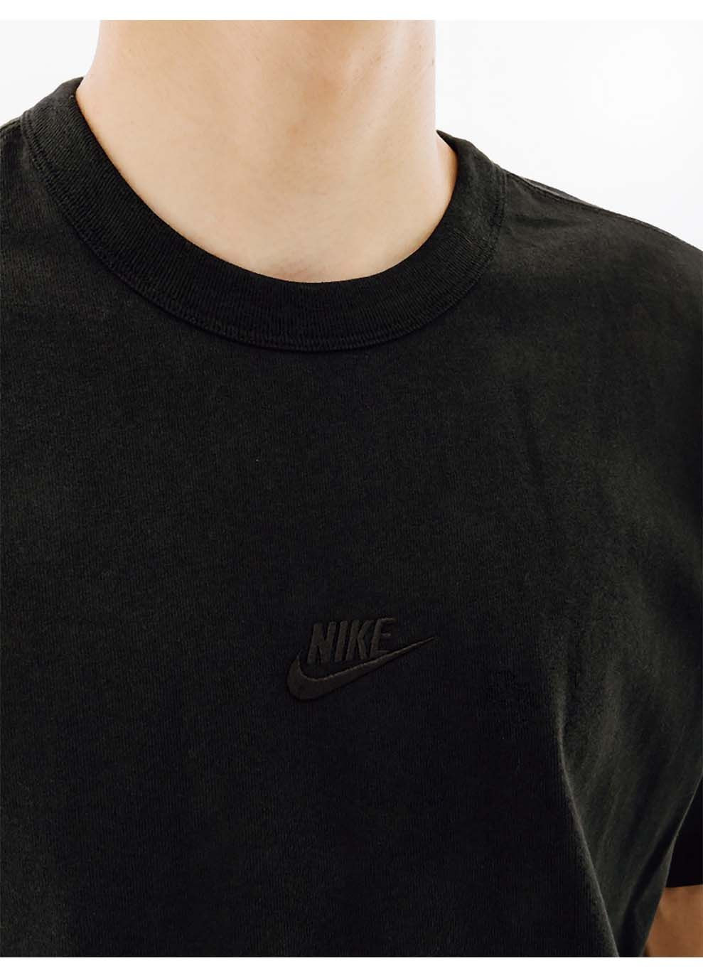 Черная мужская футболка nikensw prem essntl sust tee черный Nike
