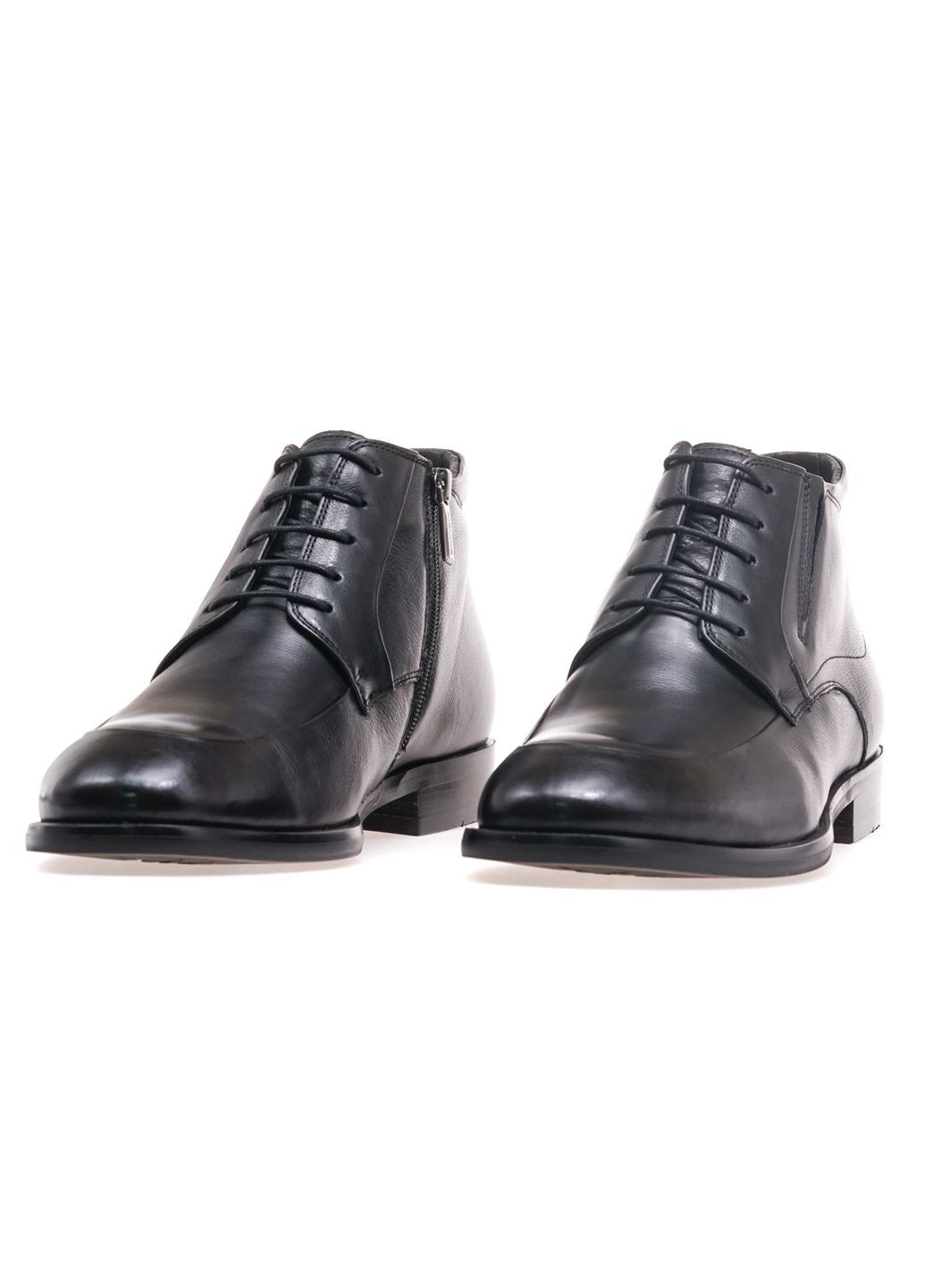 Черные зимние ботинки комфорт мужские al4187f-04m-t1/black Anemone