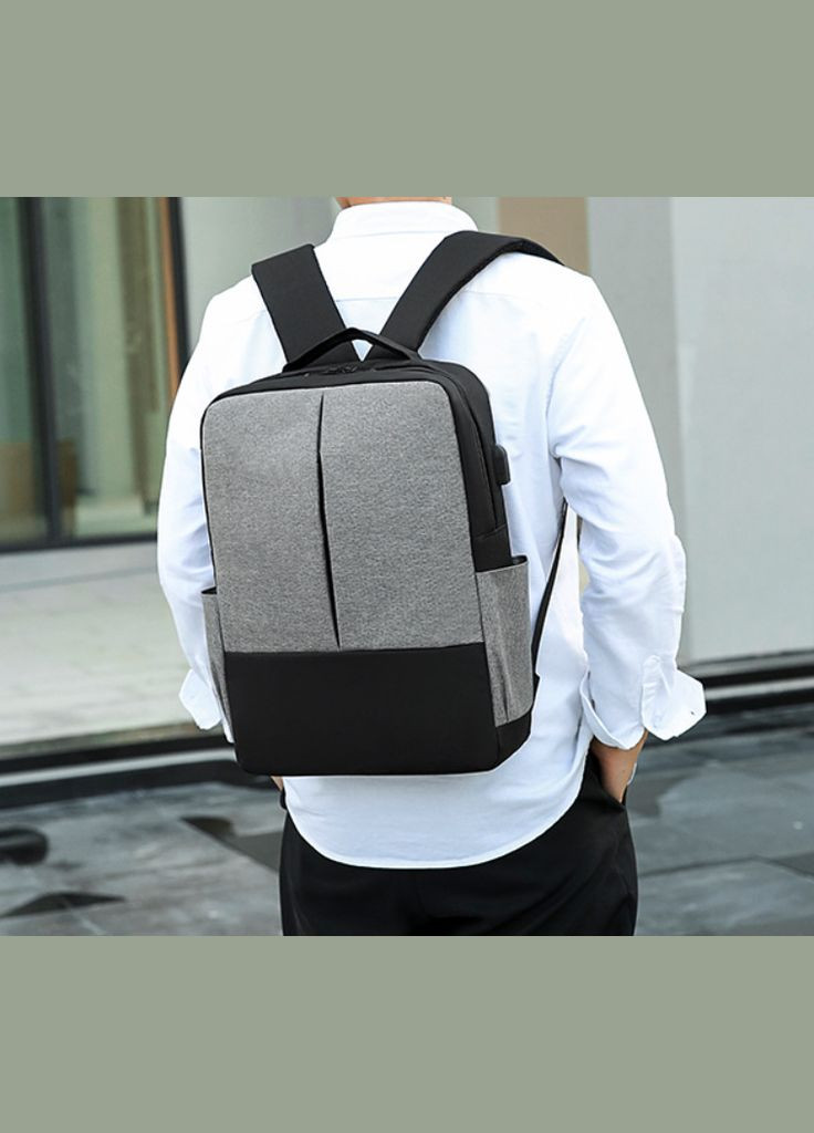 Мужской набор городской рюкзак тканевый + мужская сумка планшетка + кошелек клатч No Brand (334731180)