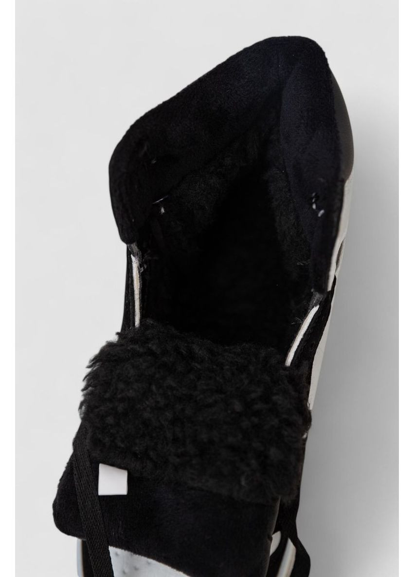 Кросівки жіночі зимові на хутрі Sport Line чорно-білі зими (361432471)