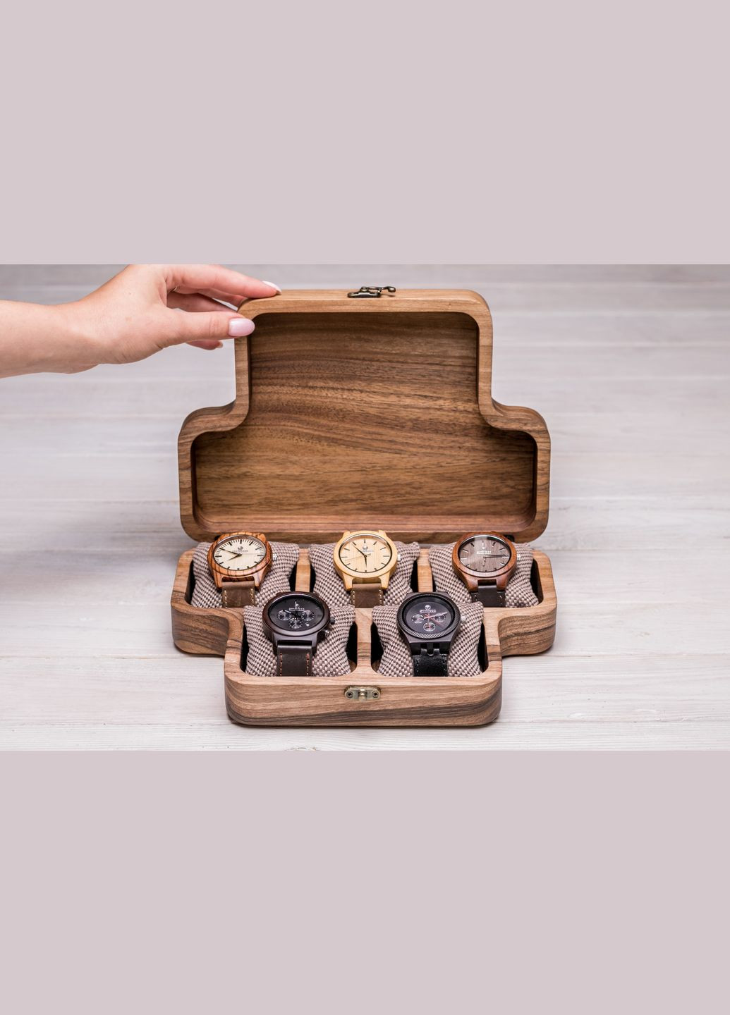 Органайзер из дерева с персональным логотипом на подарок EcoWalnut (295443822)